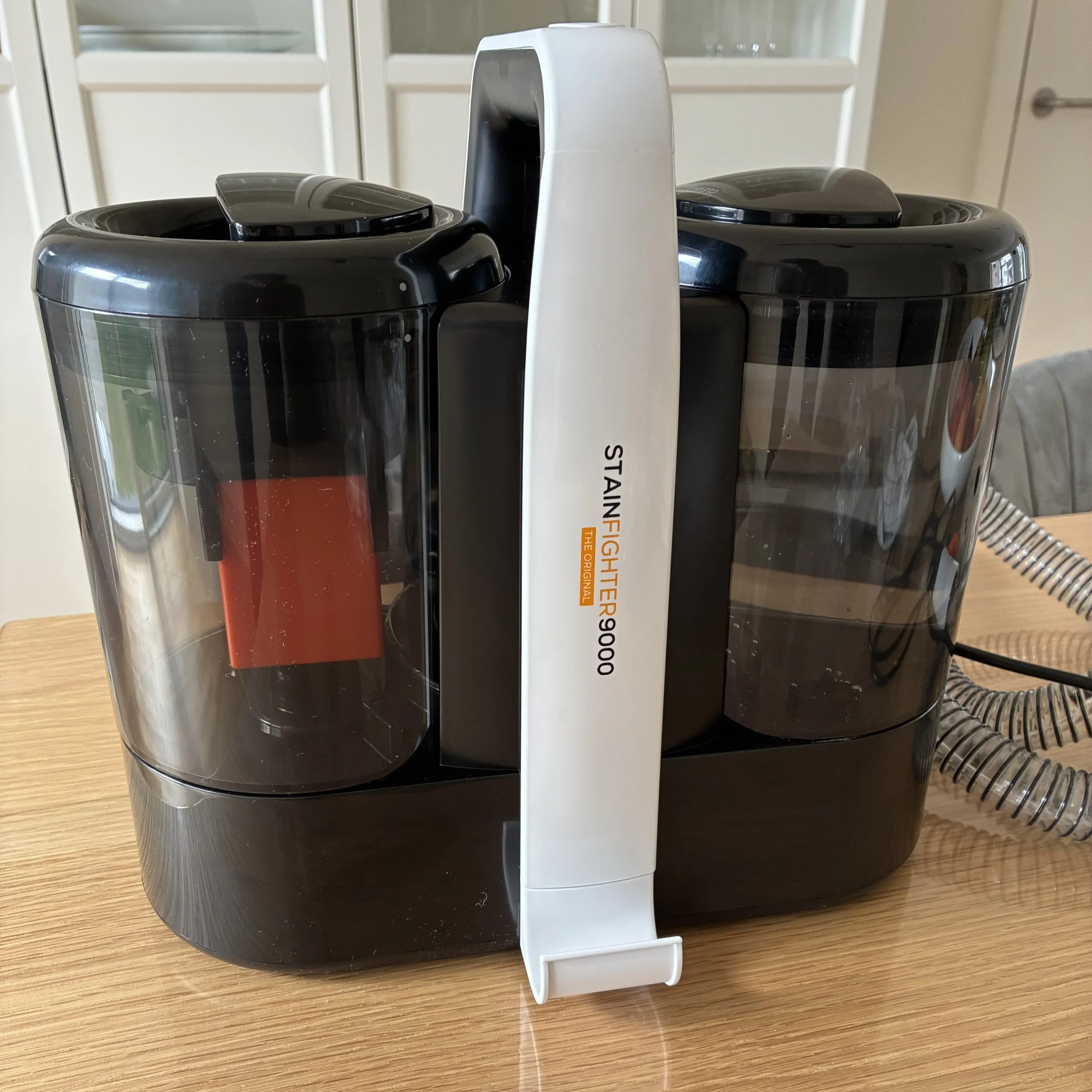 stainfighter9000 anmeldelse sådan ser maskinen ud, når den er samlet