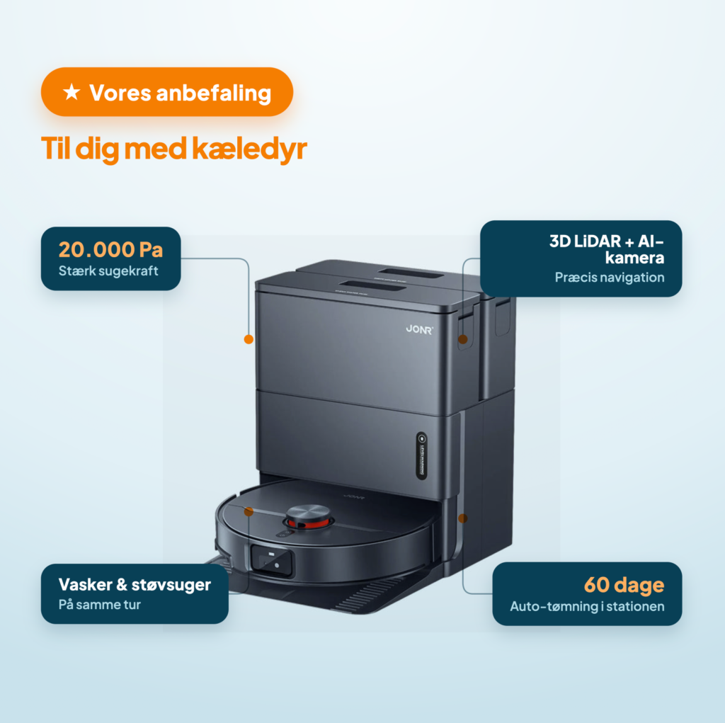 bedste robotstøvsuger tømmer selv bedst i test